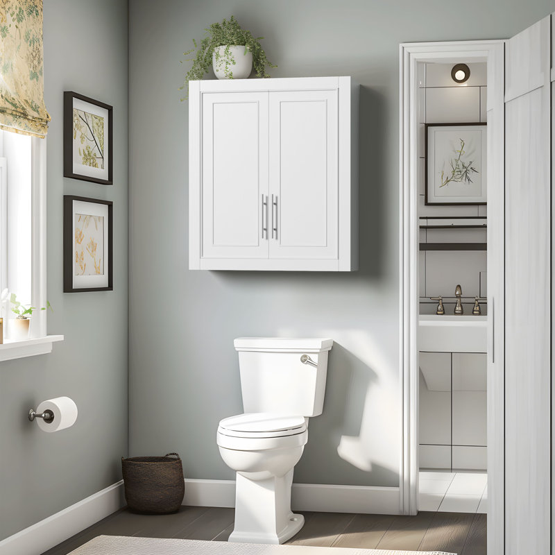 Rebrilliant Coster 26" Bathroom Cabinet Storage Cabinet with Adjustable ...